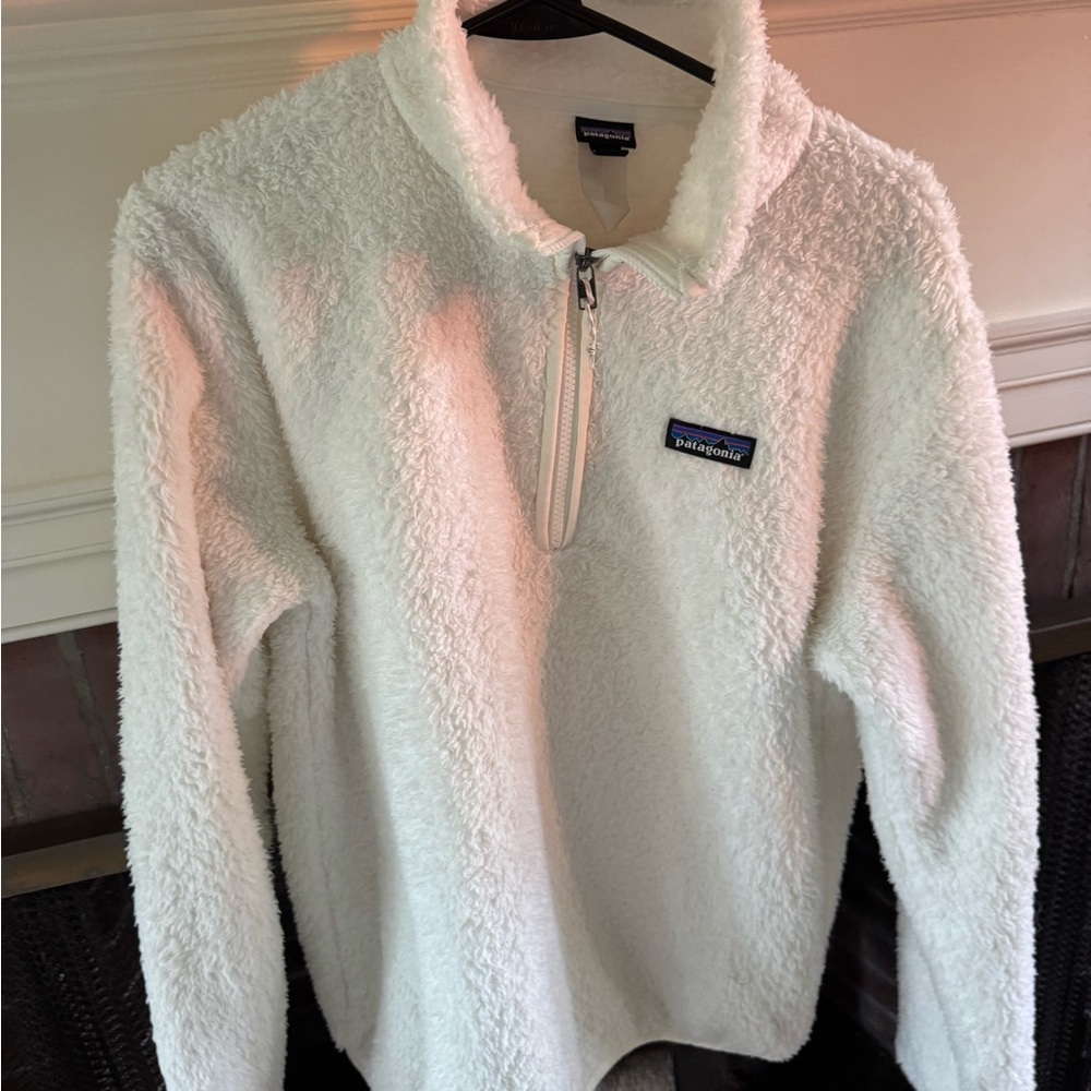 Patagonia Women's Cream Fleece Turtleneck Sweater